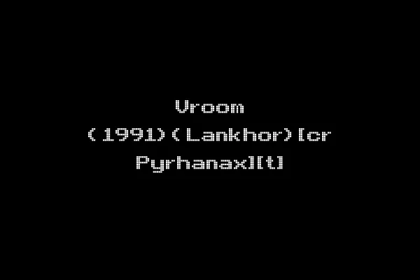 Vroom (1991)(Lankhor)[cr Pyrhanax][t]