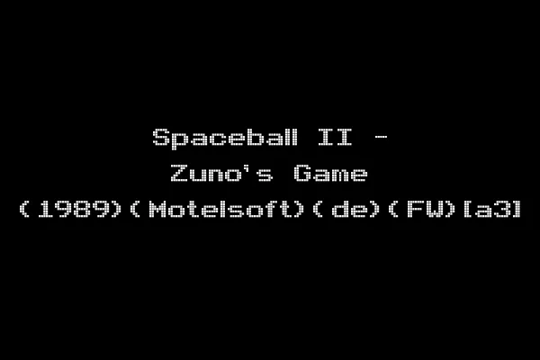 Spaceball II - Zuno's Game (1989)(Motelsoft)(de)(FW)[a3]