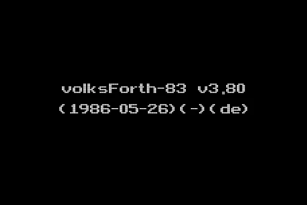 volksForth-83 v3.80 (1986-05-26)(-)(de)