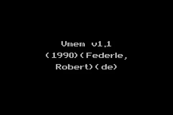 Vmem v1.1 (1990)(Federle, Robert)(de)