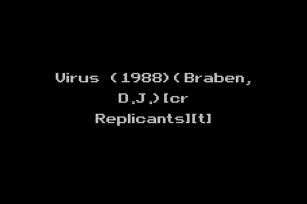Virus (1988)(Braben, D.J.)[cr Replicants][t]
