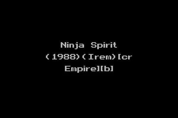 Ninja Spirit (1988)(Irem)[cr Empire][b]