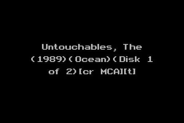 Untouchables, The (1989)(Ocean)(Disk 1 of 2)[cr MCA][t]