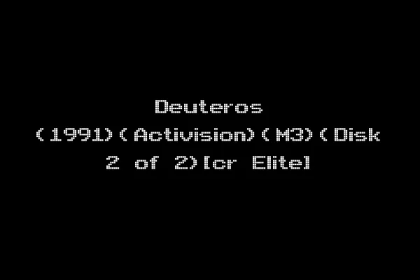 Deuteros (1991)(Activision)(M3)(Disk 2 of 2)[cr Elite]