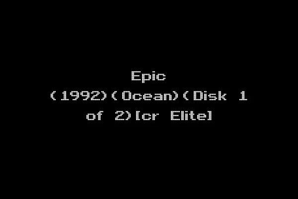 Epic (1992)(Ocean)(Disk 1 of 2)[cr Elite]