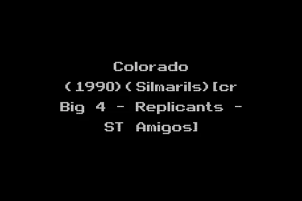 Colorado (1990)(Silmarils)[cr Big 4 - Replicants - ST Amigos]