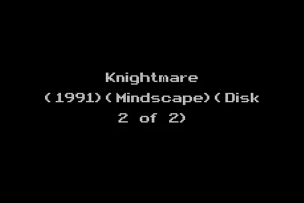 Knightmare (1991)(Mindscape)(Disk 2 of 2)