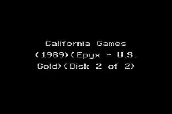 California Games (1989)(Epyx - U.S. Gold)(Disk 2 of 2)