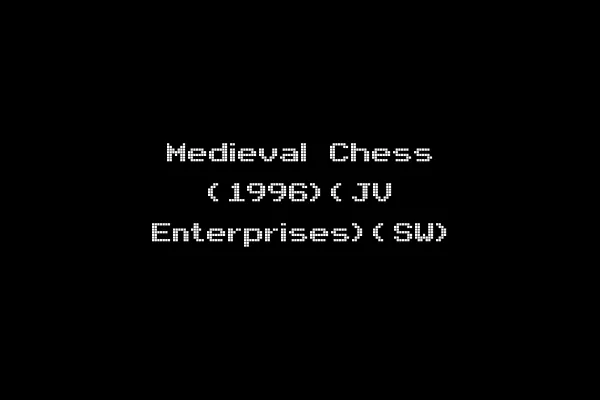 Medieval Chess (1996)(JV Enterprises)(SW)