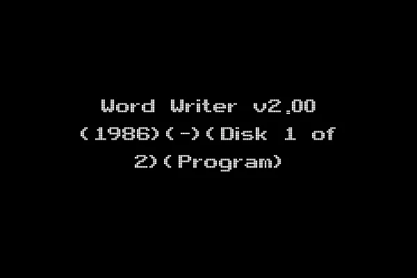 Word Writer v2.00 (1986)(-)(Disk 1 of 2)(Program)