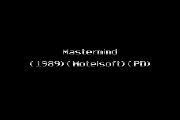 Mastermind (1989)(Motelsoft)(PD)