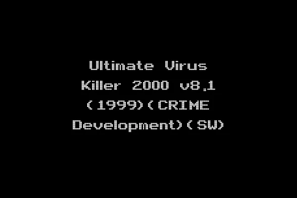 Ultimate Virus Killer 2000 v8.1 (1999)(CRIME Development)(SW)