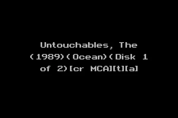 Untouchables, The (1989)(Ocean)(Disk 1 of 2)[cr MCA][t][a]