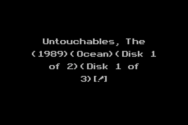 Untouchables, The (1989)(Ocean)(Disk 1 of 2)(Disk 1 of 3)[!]