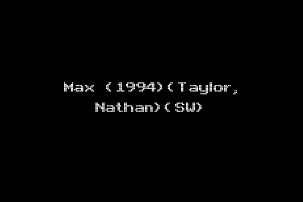 Max (1994)(Taylor, Nathan)(SW)