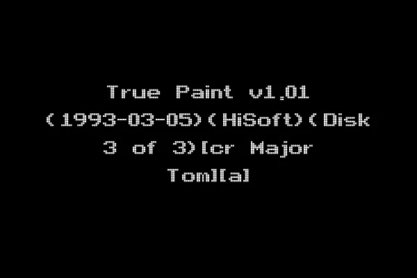 True Paint v1.01 (1993-03-05)(HiSoft)(Disk 3 of 3)[cr Major Tom][a]
