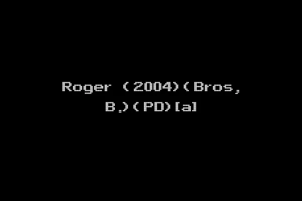 Roger (2004)(Bros, B.)(PD)[a]