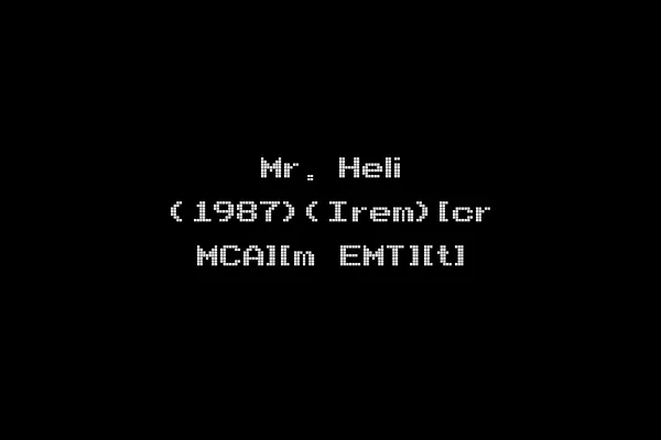 Mr. Heli (1987)(Irem)[cr MCA][m EMT][t]