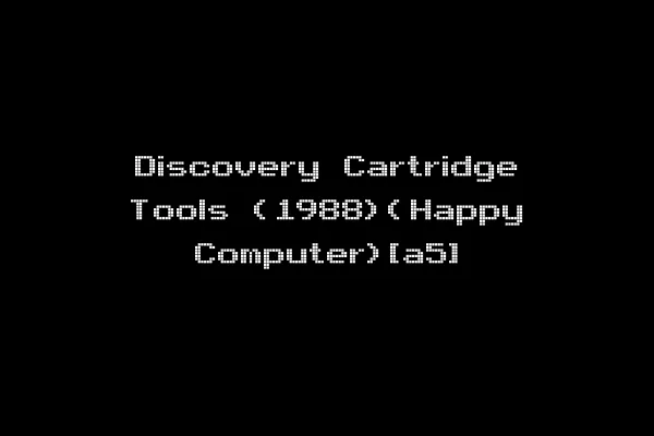 Discovery Cartridge Tools (1988)(Happy Computer)[a5]