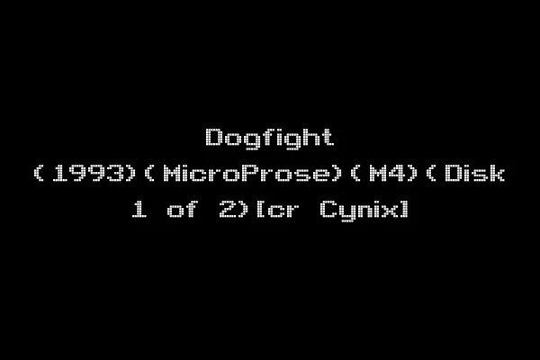 Dogfight (1993)(MicroProse)(M4)(Disk 1 of 2)[cr Cynix]