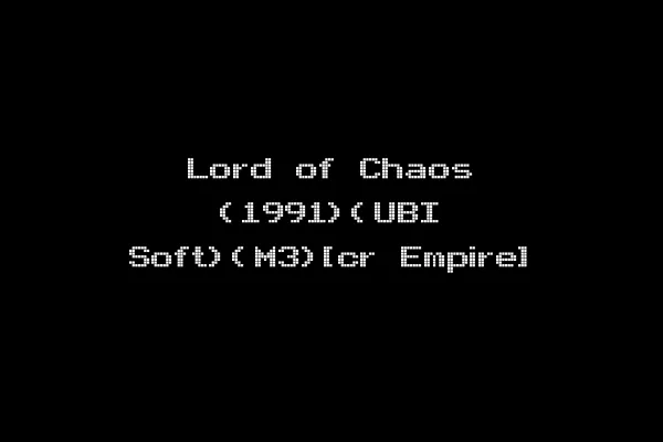 Lord of Chaos (1991)(UBI Soft)(M3)[cr Empire]
