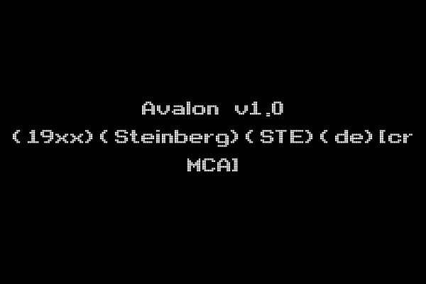 Avalon v1.0 (19xx)(Steinberg)(STE)(de)[cr MCA]