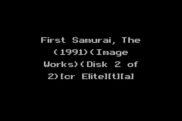 First Samurai, The (1991)(Image Works)(Disk 2 of 2)[cr Elite][t][a]