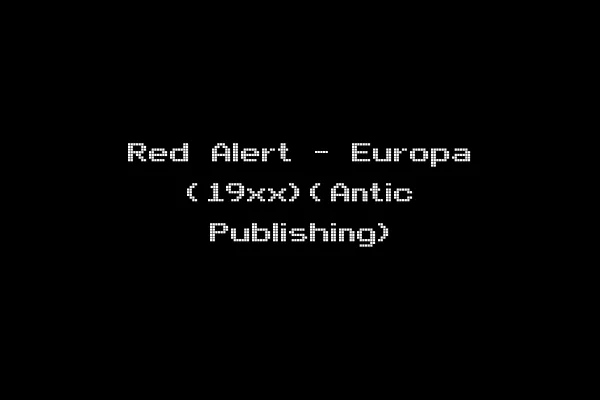 Red Alert - Europa (19xx)(Antic Publishing)