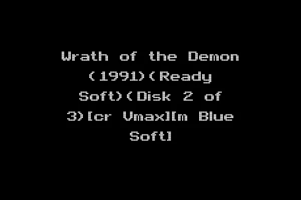 Wrath of the Demon (1991)(Ready Soft)(Disk 2 of 3)[cr Vmax][m Blue Soft]