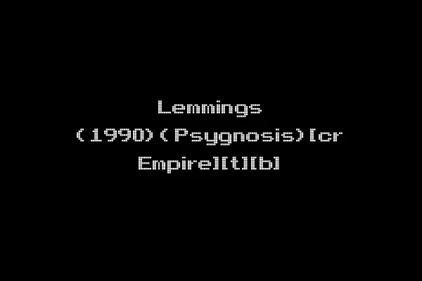 Lemmings (1990)(Psygnosis)[cr Empire][t][b]