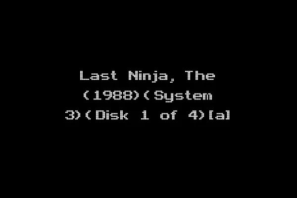 Last Ninja, The (1988)(System 3)(Disk 1 of 4)[a]
