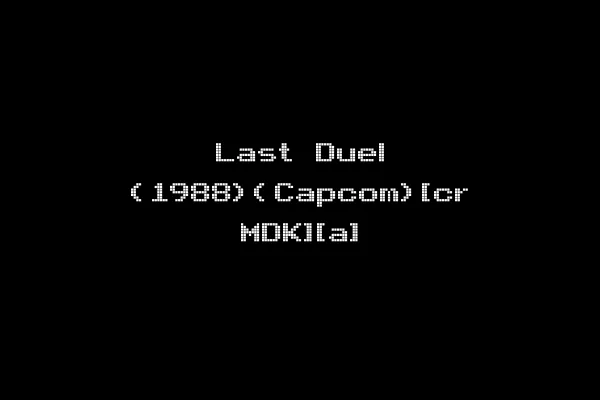 Last Duel (1988)(Capcom)[cr MDK][a]