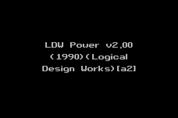 LDW Power v2.00 (1990)(Logical Design Works)[a2]