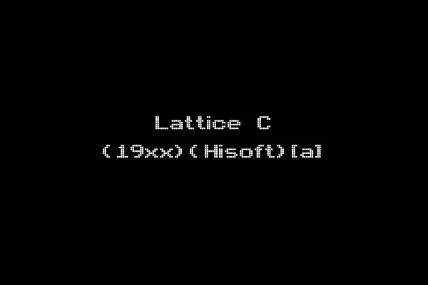 Lattice C (19xx)(Hisoft)[a]