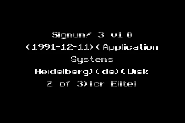 Signum! 3 v1.0 (1991-12-11)(Application Systems Heidelberg)(de)(Disk 2 of 3)[cr Elite]