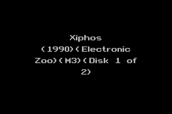 Xiphos (1990)(Electronic Zoo)(M3)(Disk 1 of 2)