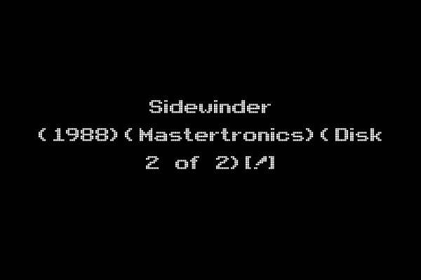 Sidewinder (1988)(Mastertronics)(Disk 2 of 2)[!]