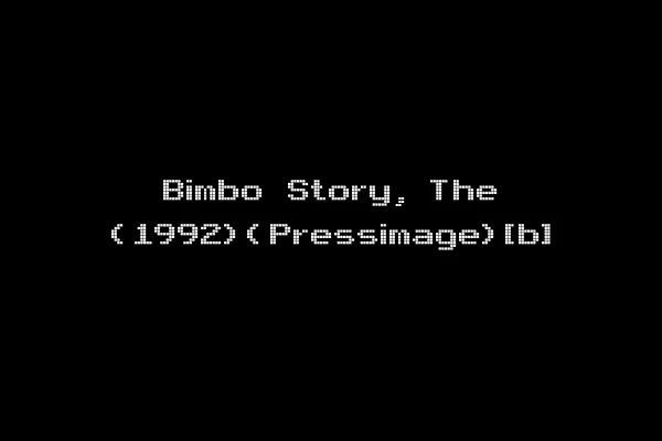 Bimbo Story, The (1992)(Pressimage)[b]