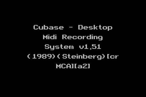 Cubase - Desktop Midi Recording System v1.51 (1989)(Steinberg)[cr MCA][a2]