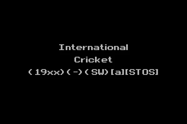 International Cricket (19xx)(-)(SW)[a][STOS]