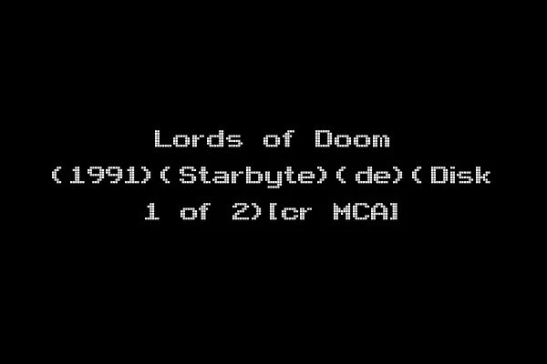 Lords of Doom (1991)(Starbyte)(de)(Disk 1 of 2)[cr MCA]