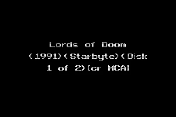 Lords of Doom (1991)(Starbyte)(Disk 1 of 2)[cr MCA]
