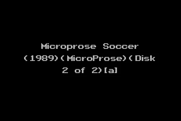 Microprose Soccer (1989)(MicroProse)(Disk 2 of 2)[a]