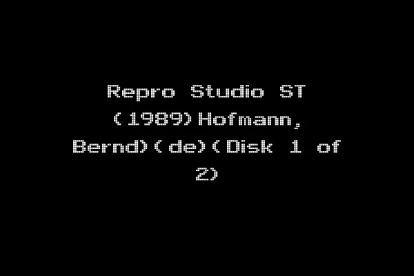 Repro Studio ST (1989)Hofmann, Bernd)(de)(Disk 1 of 2)