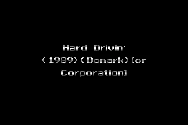 Hard Drivin' (1989)(Domark)[cr Corporation]