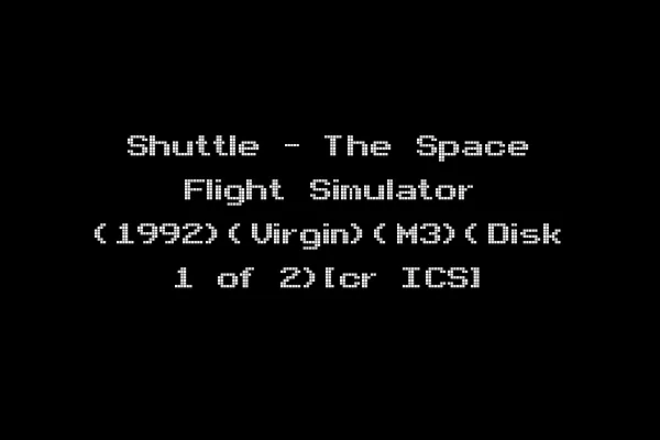 Shuttle - The Space Flight Simulator (1992)(Virgin)(M3)(Disk 1 of 2)[cr ICS]