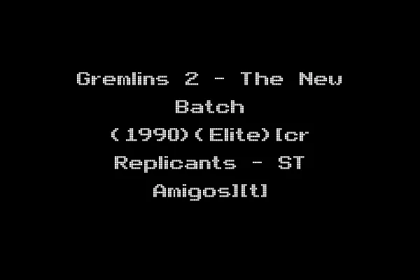 Gremlins 2 - The New Batch (1990)(Elite)[cr Replicants - ST Amigos][t]