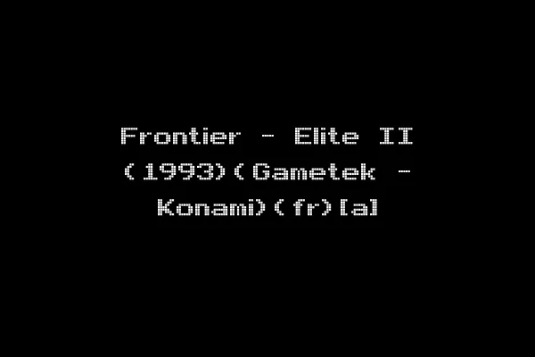 Frontier - Elite II (1993)(Gametek - Konami)(fr)[a]