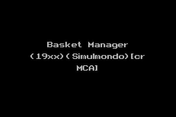 Basket Manager (19xx)(Simulmondo)[cr MCA]