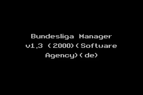 Bundesliga Manager v1.3 (2000)(Software Agency)(de)